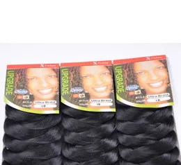 anekalon Ombre trança de cabelo sintético tranças de crochê 82 polegadas 168 gramas Ombre dois tons Jumbo trança extensões de cabelo mais color3323735