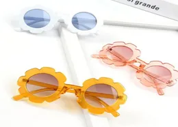 2021 crianças redonda forma de concha óculos de sol crianças moda bonito ondulação flor óculos de sol leopardo uv400 meninas meninos bebê rosa eyewear 6197936