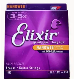 Elixir Acoustic Guitar Strings Musiktråd Fosfor Brons Shade Guitar Accessories4405795