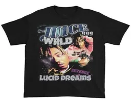 Men039s TShirts Juice Wrld Rapper Hip Hop Concert Tour Cotton Black Men T Shirt 999 World9760878