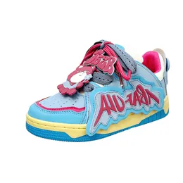 SAN SAN 9299 Running Shoes New Cold Sticky Spring Small and Popular Cartoon Student Trendy Board Shoes حذاء زوجان