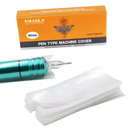 Acessórios 200 unidades/saco sacos de máquina de caneta de tatuagem mangas capas de caneta de máquina de tatuagem para sacos de proteção de acessórios