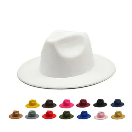 Kadın Fedora Şapkası Sonbahar Kış Lüks Erkekler Top Şapkalar Modaya Dönüşlü Düğün Secator Siyah Yeşil Beyaz Panama Cap Fedoras Gorras 240229