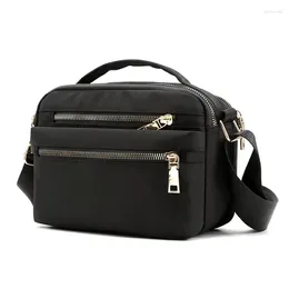 Sacos de noite Zipper Oxford Pano Pequeno Ombro Bolsa Casual Messenger Grande Capacidade Mulheres Leves Mãe