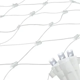 Strings X 8' Pure White LED Wide Angle Net Style Column Wrap Christmas Lights WireMöbel & Wohnen, Beleuchtung, Lichterketten!