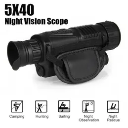 Cannocchiale da caccia per visione notturna digitale 5X40 da 5 MP Visione notturna monoculare da 5 megapixel Cannocchiale da puntamento4438020