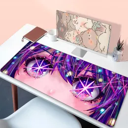 Pads Hoshino Ai Mause Pad Oshi No Ko Gaming Laptop Mouse Pads Mousepad Gamer Mausepad Computer Accessories Nonslip Mat Deskmat Mats