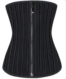 Bustiers Corsets 29 Steel Boed Latex Wait Trainer Corset up up Rubber Bustier Super Litted Korse plus size femme gorset underb9403604