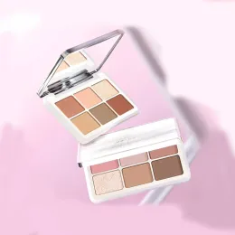 Shadow Judydoll Highlighting Contour Blush Pink Cream Color Matte SixColor Eyeshadow Palette