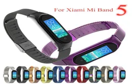 För Xiaomi Mi Band 5 Strap Metal armband Rostfritt stålarmband för MI Band 5 Rem Correa Miband 5 Arvband Pulsera8637135