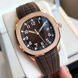 32% rabatt på Titta på Luxury Mens Automatisk rörelse Storlek 40 mm gummiband Montre Sapphire Crystal Glass Fashion