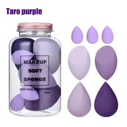 Makeup powder puff 7pcs canned beauty egg set drift bottle makeup tool beauty egg makeup soft sponges 240229