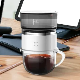 Ferramentas 1 xícara mini máquina de café handpressed cafeteira moedor automático mão gotejamento café americano cafeteira