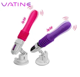 Vatine Automatisk kvinnlig onani Stretching Massager Gspot Sex Toys For Women Sex Machine Dildo Vibrator Y1910176563705