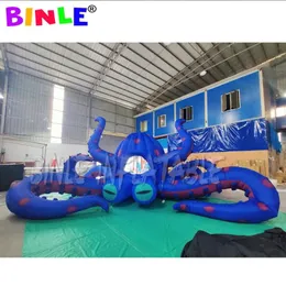 custom made 10m 33ftW concert stage decoration giant inflatable octopus dome tent outdoor octopuss tentacles for DJ