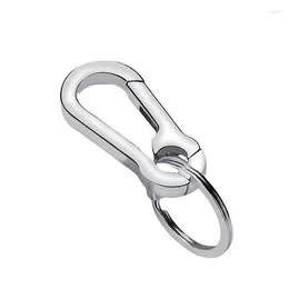 Keychains 1PC Gourd Buckle Keychain Climbing Hook Car Simple Strong Carabiner Shape Accessories Metal Key Chain Ring