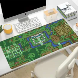 Pads Zeldas of Legends Mouse Pad Gaming Mousepad Anime Wysoka jakość Office Office Notbobook Desk Mat HD Padmouse Games PC Gamer Maty