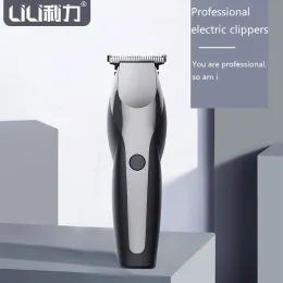 Aparadores 100240v Professional Hair Trimmer Electric Hair Clipper For Men Beard Cabinet Cutter Barbeiro Máquina de corte de cabelo sem fio 0 mm