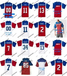 MIT 2018 New Style Montreal Alouettes 2 Johnny Manziel 13 Anthony Calvillo 86 Ben Cahoon Mens Youth Football J2772540