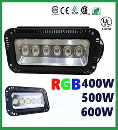 매우 밝은 실외 400W 500W 600W RGB LED 홍수 광색 변경 벽 세탁기 램프 IP65 방수 IR 원격 제어 6100889