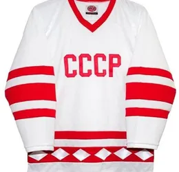 Rera Men Real Full Emboidery Russian 1980 CCCP 하키 화이트 저지 100 자수 저지 또는 사용자 정의 이름 또는 번호 jersey6544629