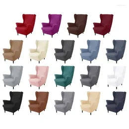 كرسي يغطي حليب الحرير حرير الغلاف بذراعين مع مجموعة وسادة حامي أريكة حامي زلة