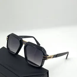 8039 Schwarz Gold/grau schattierte Sonnenbrille quadratische Männer Frauen Luxusbrillen Schatten Occhiali Da Sole Uv400 Eyewear