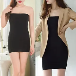 Etekler kadın tek parça askısız see-through bodycon kolsuz tüp üst kapalı omuz elbiseleri akşam parti kulübü kısa mini elbise seksi