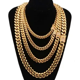 SKA Jewelry Wholesale Custom Hip Hop Cuban Curb Link Mens Miami Pure Gold 9K14k Gold Chain Necklace Cuban Link Necklace