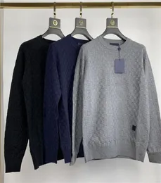 Fashion2020 FW Neuankömmling Top-Qualität Herren039s Kleidung Designer ROND DAMIER Pullover Langarm Größe M2XL1567516