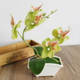 Decorative Flowers Artificial Butterfly Orchid Plastic Flower Decor Fake Orchids Realistic