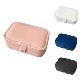 Jewelry Pouches Portable Box - Multifunctional Mini Display Storage Case