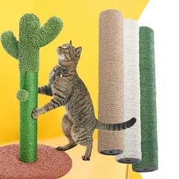 스크래퍼 DIY 고양이 긁힘 긁힘 포스트 교체 포스트 고양이 나무 고양이 타워 가구 고양이 고전