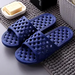 Hollowed-out 2024 Plastic Men's Bathroom Non-slip and Women's Slippers Hotel Home Couples Simple Home Flip-flops Summer Yyds 174 Wo 76950 82459