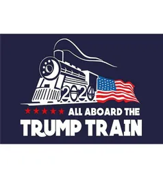 Bil Trump flaggor klistermärken 2024 USA: s allmänna val 3x9 tum bärbar datordekal Save Keep America Great Sticker3221941