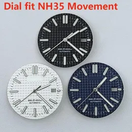 Watch Repair Kits 31.5mm NH35/NH36 Dial S Green Luminous Suitable For Movements Accessories Tool