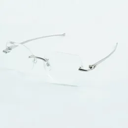 Модная оправа для солнцезащитных очков с металлической дужкой и головой леопарда 8300817, персонализированные очки с выгравированными прозрачными линзами, размер 58-18-140 мм
