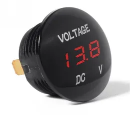 Novo voltímetro universal à prova d'água medidor de tensão digital medidor de voltagem led vermelho para dc 12v24v carro motocicleta caminhão automático novo arri7023115