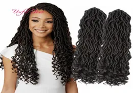 locks soft faux locs 18inch dreadlocks redls تمديد الشعر الاصطناعي الرهبة 24strandspcs faux locs الكروشيه الاصطناعية الخوف braiding 8332583