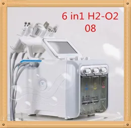 220V 6 in 1 Dermabrasion Machine Water Oxygen Jet Peel Hydra Skin Scrubber Facial Beauty Deep Cleansing RF Face Lifting Cold Hamme4361720