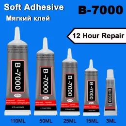 Zestawy B7000 klej 15 ml 25 ml 50 ml 110 ml przezroczysty kontakt telefon naprawcza uniwersalna szklana plastikowa majsterkowicz B7000 z precyzyjnym aplikatorem