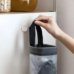 Storage Bags Plastic Kitchen Hanging Mesh Organizer Bag Holder Trash Garbage