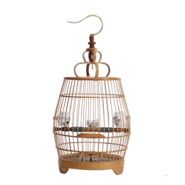 Nests Bamboo Handmade Eyebrow Bird Cage Bamboo Set Fixed Not Easy To Fall Off Large Melon Skin Cage Full Set Bird Cage Boutique