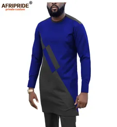 Dashiki Men Tracksuit 2 قطعة من القمصان الإفريقية وملابس أنقرة بالإضافة إلى ملابس ملابس خارجية ملابس ارتداء Afripride A1916057 2012043745418