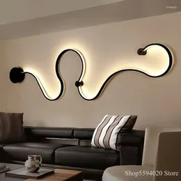 Wall Lamp Modern Led Novelty Lights For Living Room Bedroom Surface Mounted Home Decor Sconce Lighting