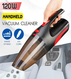 Car Vacuum Cleaner Portable Handheld CordlessCar Plug 120W 12V 5000PA Super Suction WetDry Vaccum Cleaner for Car Home1237019