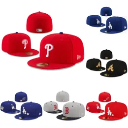 Ball Caps 2023 EST All Team Logo Designer Fitted Hats Boston Sport Full Chapeau Stitch Heart Love Hustle Flowers Размер 7-8