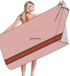 Asciugamano da spiaggia classico estivo CoverUps Letters Asciugamani da bagno sportivi comodi Asciugamani da bagno dal design stampato vintage per adulti Bambini5112623