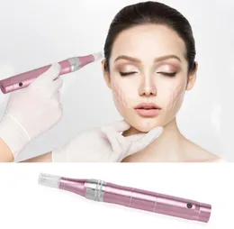 Dr Derma Pen A1 Micro Tiny Needles Stimulate Skin Drawning Ta bort rynkor ärrmärken rynka remover ansikte lyftmaskin3857579