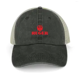 Bollmössor Sturm Ruger Co. Cowboy Hat Sports Cap Military Man Hard Drop Dams Men's